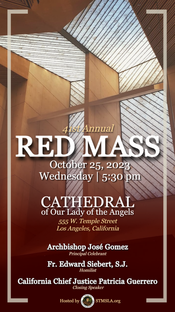 St. Thomas More Society of Los Angeles Red Mass